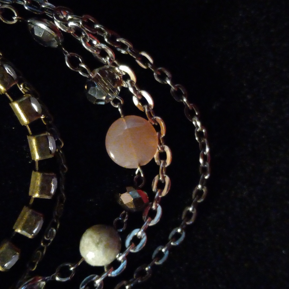 Loft Multi Layer Chain, Multi Gem 16+3" Chain - image 3